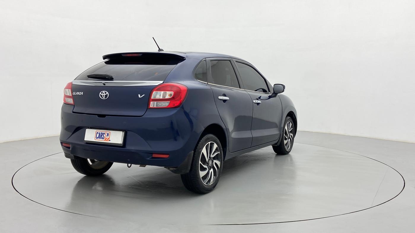 2019 Toyota Glanza V, Petrol, Manual, 90,148 km, Right Back Diagonal