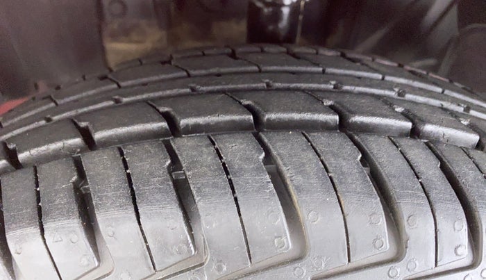 2018 Datsun Redi Go T(O) AT, Petrol, Automatic, 5,027 km, Left Front Tyre Tread