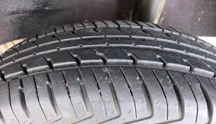 2018 Datsun Redi Go T(O) AT, Petrol, Automatic, 5,027 km, Left Rear Tyre Tread
