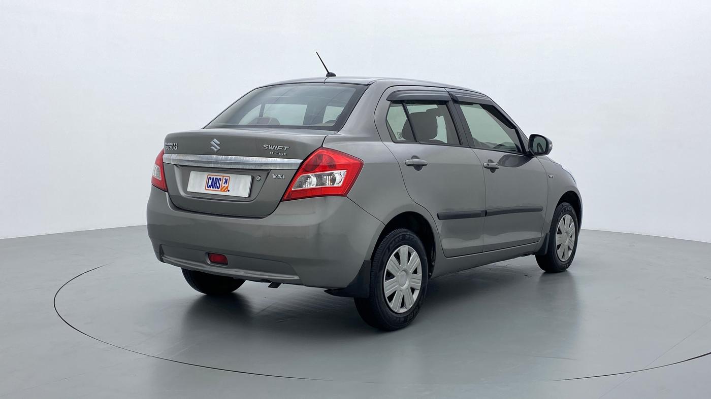 2012 Maruti Swift Dzire VXI 1.2 BS IV, Petrol, Manual, 59,178 km, Right Back Diagonal (45- Degree) View