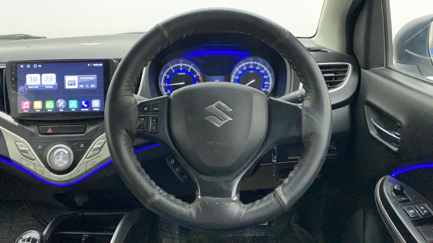 2017 Maruti Baleno DELTA PETROL 1.2, Petrol, Manual, 17,783 km, Steering Wheel Close Up