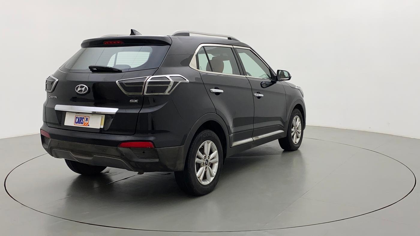 2015 Hyundai Creta SX PLUS 1.6 PETROL, Petrol, Manual, 45,522 km, Right Back Diagonal