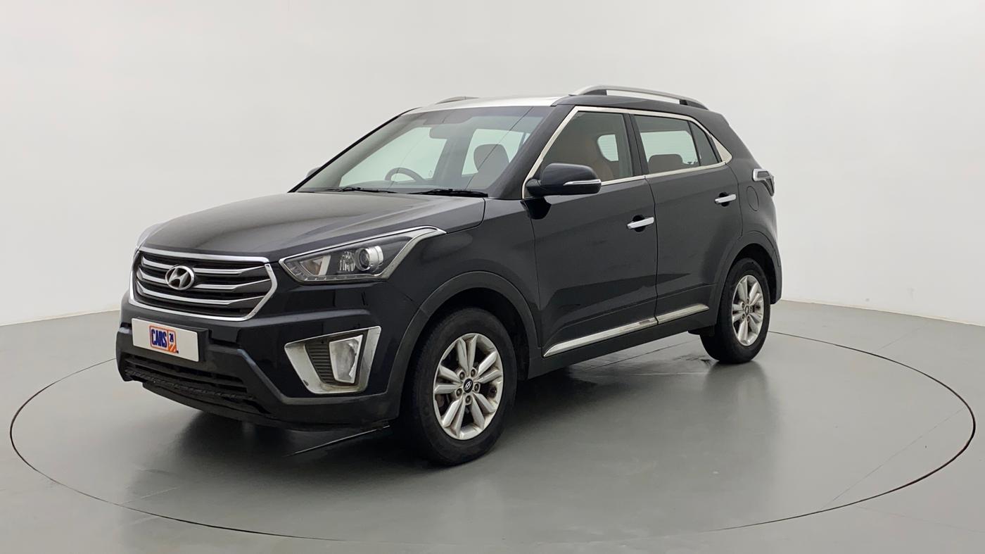 2015 Hyundai Creta SX PLUS 1.6 PETROL, Petrol, Manual, 45,522 km, Left Front Diagonal