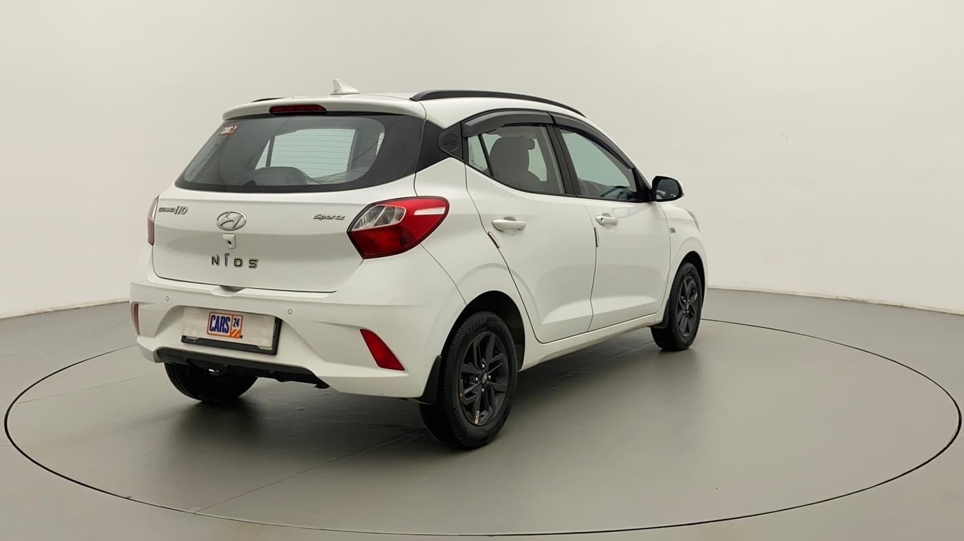 2022 Hyundai GRAND I10 NIOS SPORTZ U2 AMT 1.2 CRDI, Diesel, Automatic, 43,302 km, Right Back Diagonal
