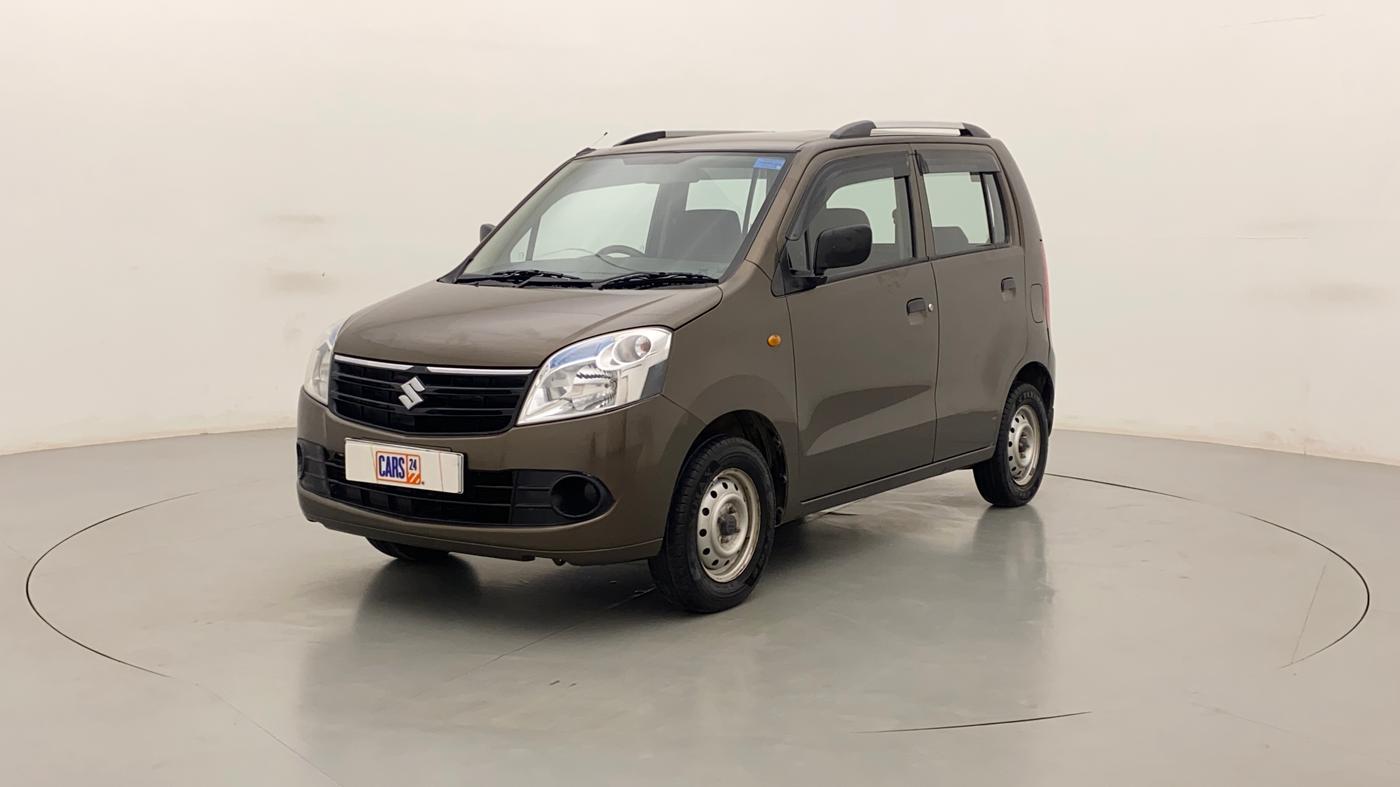 2012 Maruti Wagon R 1.0 LXI, Petrol, Manual, 85,329 km, Left Front Diagonal