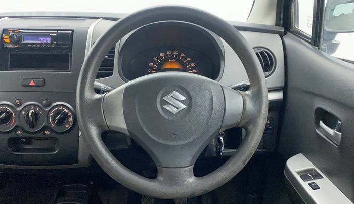 2012 Maruti Wagon R 1.0 LXI, Petrol, Manual, 85,329 km, Steering Wheel Close Up
