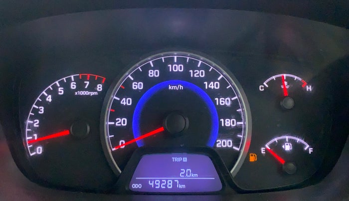 2014 Hyundai Grand i10 SPORTZ 1.2 KAPPA VTVT, Petrol, Manual, 49,287 km, Odometer Image