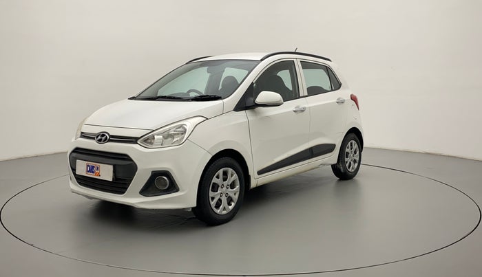 2014 Hyundai Grand i10 SPORTZ 1.2 KAPPA VTVT, Petrol, Manual, 49,287 km, Left Front Diagonal