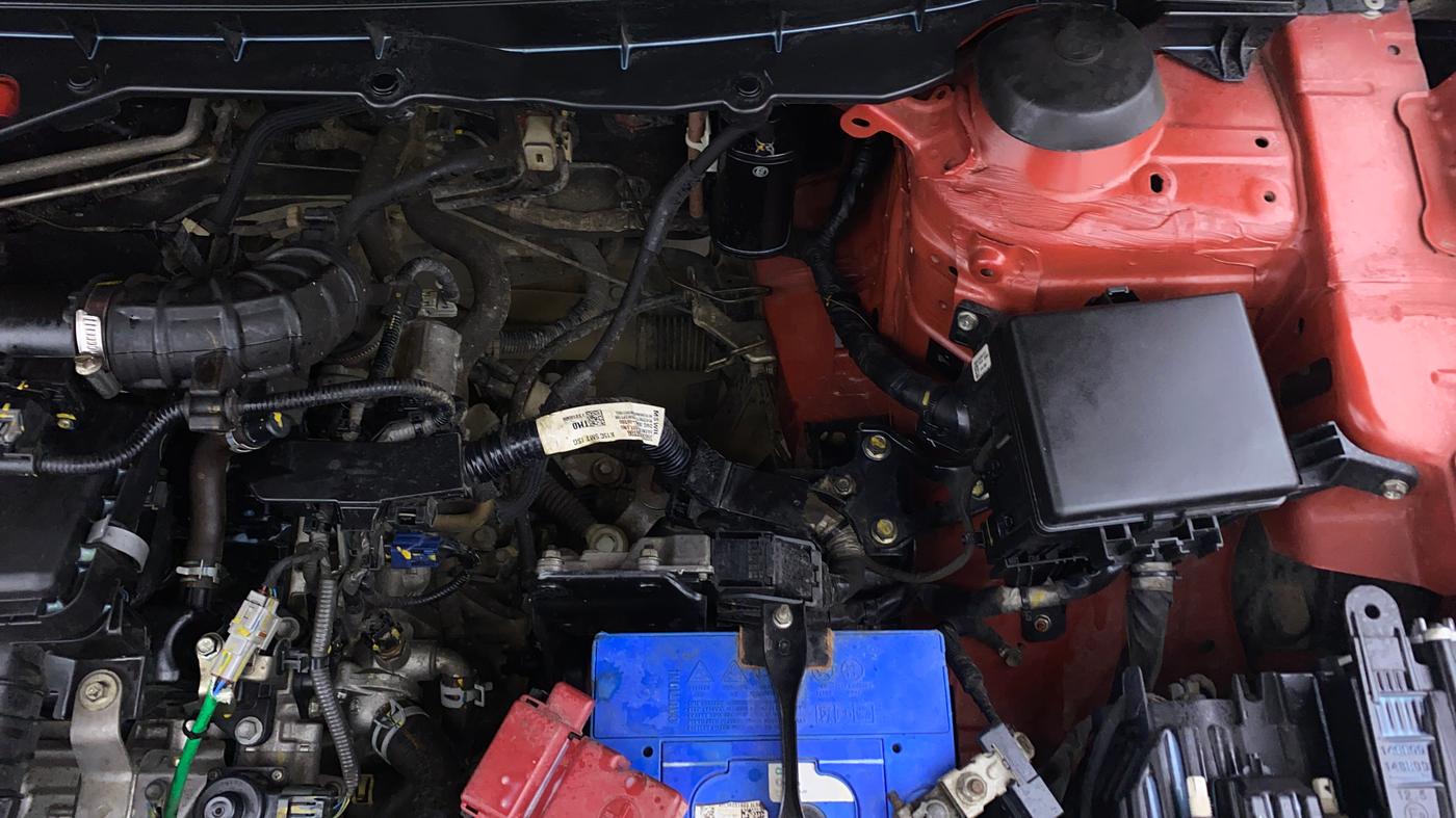 2022 Maruti BREZZA ZXI + SMART HYBRID, Petrol, Manual, 77,807 km, Engine View - Left