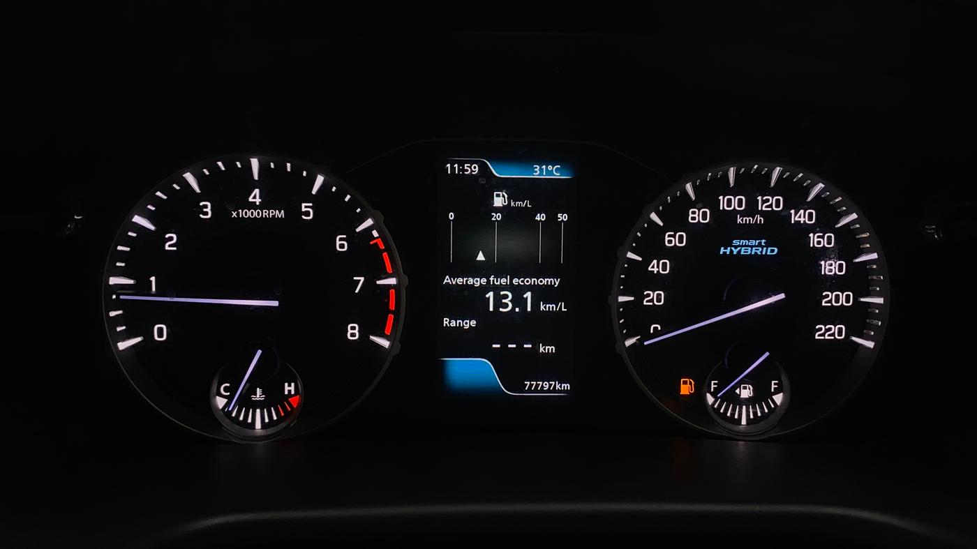 2022 Maruti BREZZA ZXI + SMART HYBRID, Petrol, Manual, 77,807 km, Odometer Image