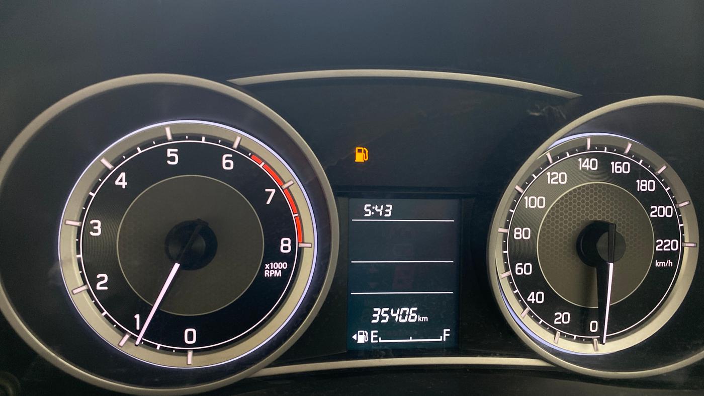 2020 Maruti Dzire VXI, Petrol, Manual, 35,404 km, Odometer Image