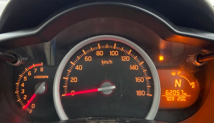 2015 Maruti Celerio ZXI AMT, Petrol, Automatic, 62,057 km, Odometer Image