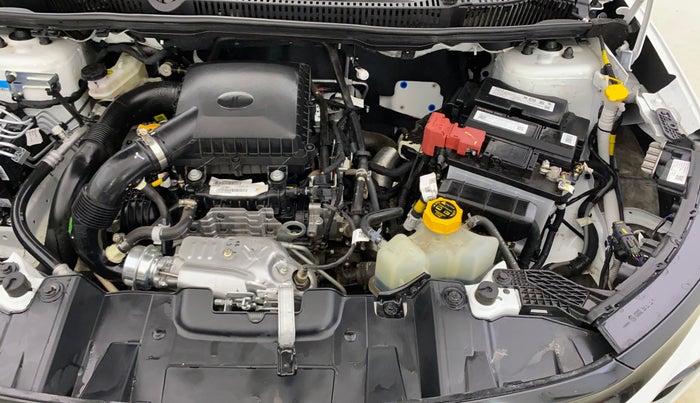 2025 Tata NEXON CREATIVE PLUS S 1.2 REVOTRON 6 AMT, Petrol, Automatic, 1,261 km, Engine View - Left