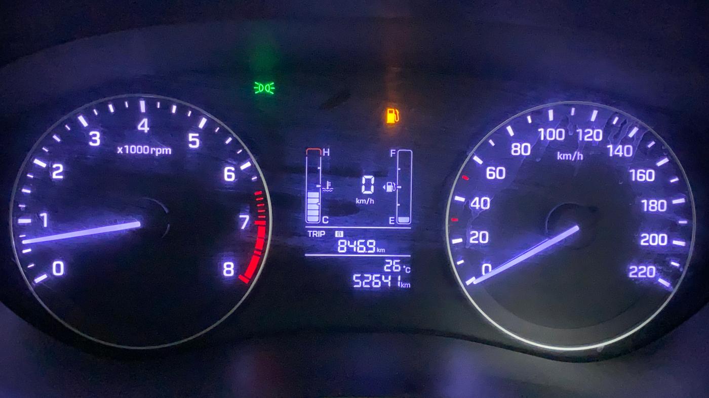 2017 Hyundai Elite i20 SPORTZ 1.2, Petrol, Manual, 52,641 km, Odometer Image