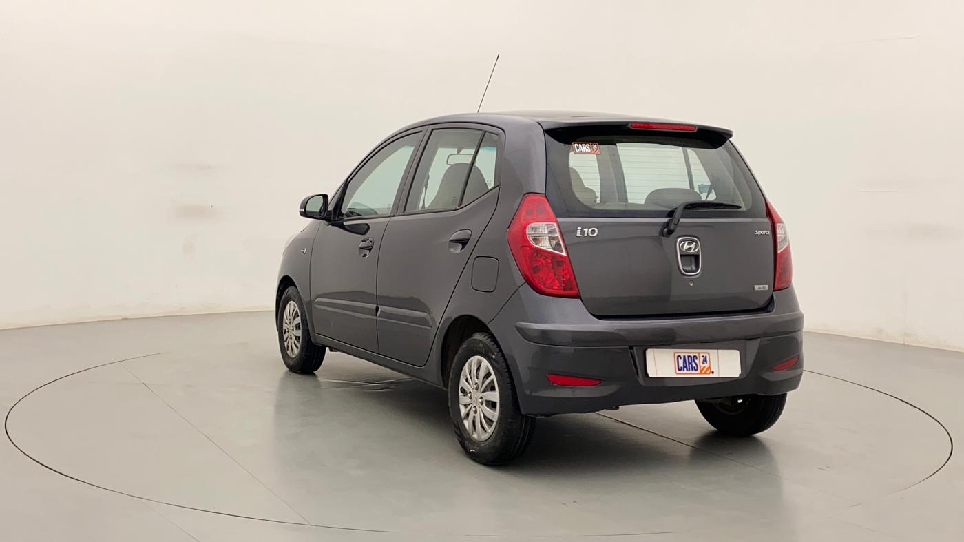 2013 Hyundai i10 SPORTZ 1.2 AT, Petrol, Automatic, 72,733 km, Left Back Diagonal