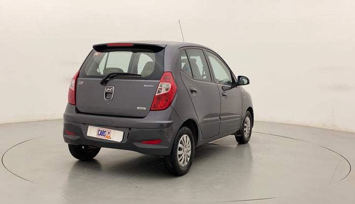 2013 Hyundai i10 SPORTZ 1.2 AT, Petrol, Automatic, 72,733 km, Right Back Diagonal