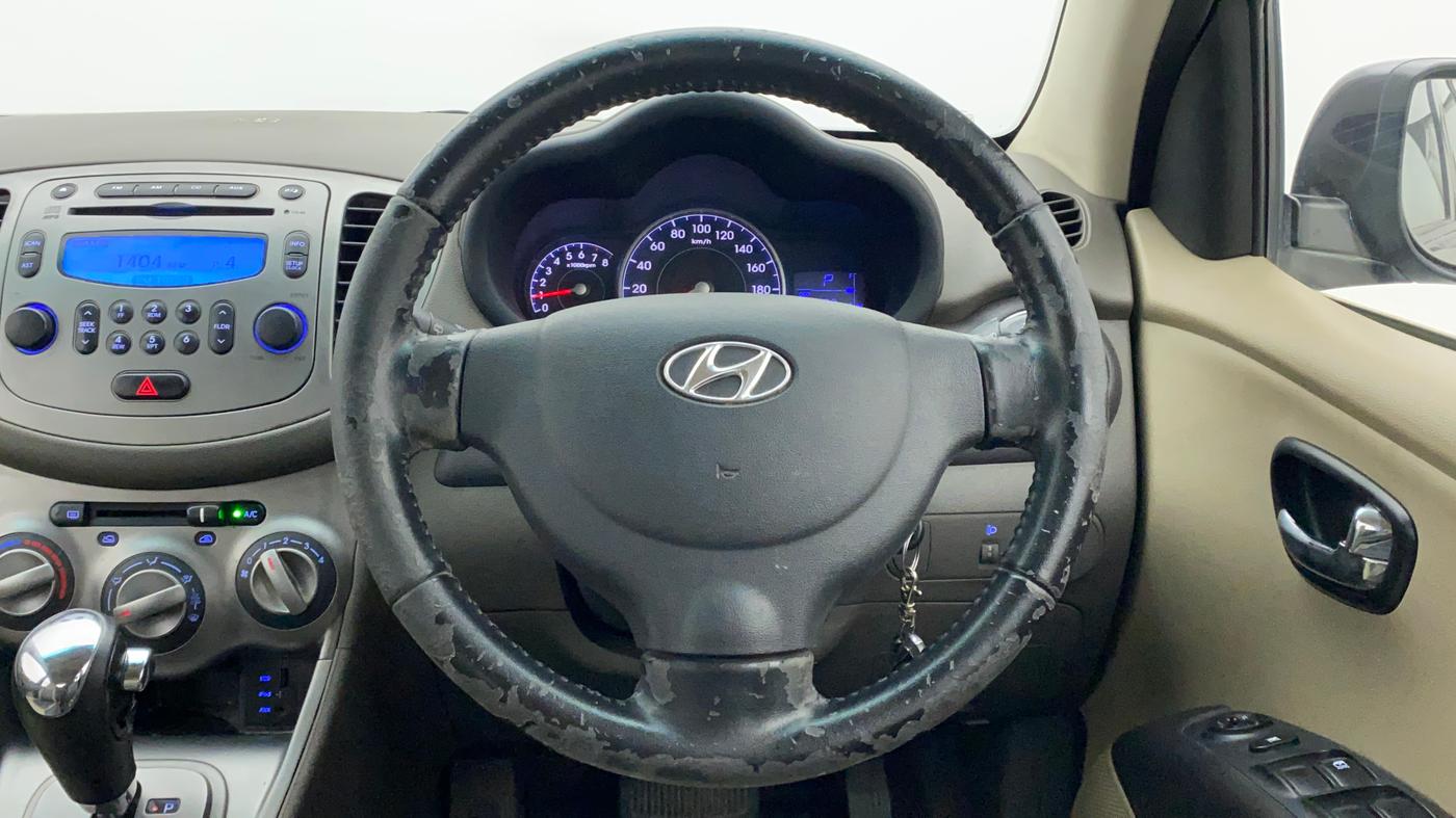 2013 Hyundai i10 SPORTZ 1.2 AT, Petrol, Automatic, 72,733 km, Steering Wheel Close Up