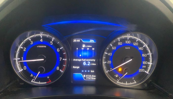 2018 Maruti Baleno ALPHA PETROL 1.2, Petrol, Manual, 77,435 km, Odometer Image