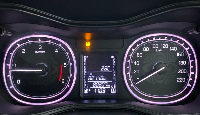 2017 Maruti Vitara Brezza ZDI PLUS, Diesel, Manual, 80,257 km, Odometer Image