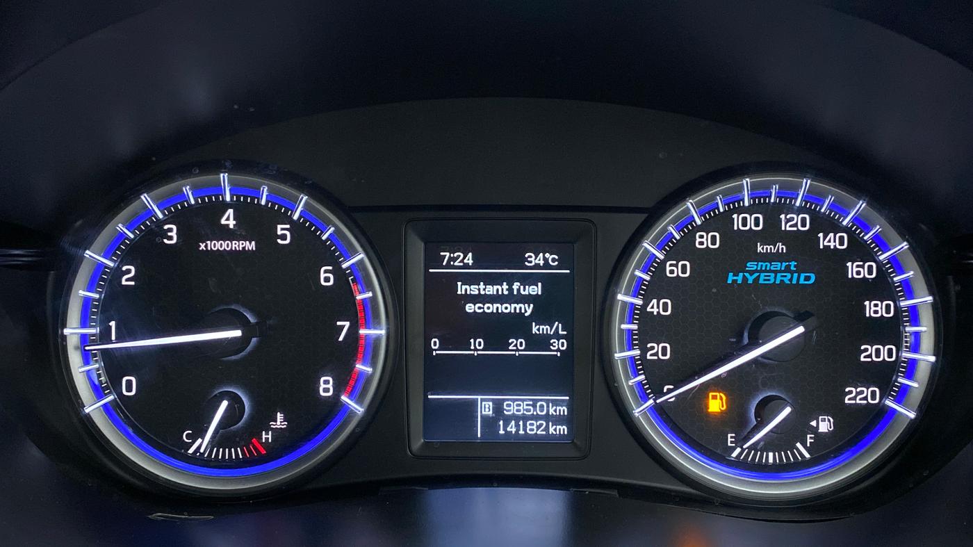 2022 Maruti S Cross ZETA SHVS PETROL, Petrol, Manual, 14,297 km, Odometer Image