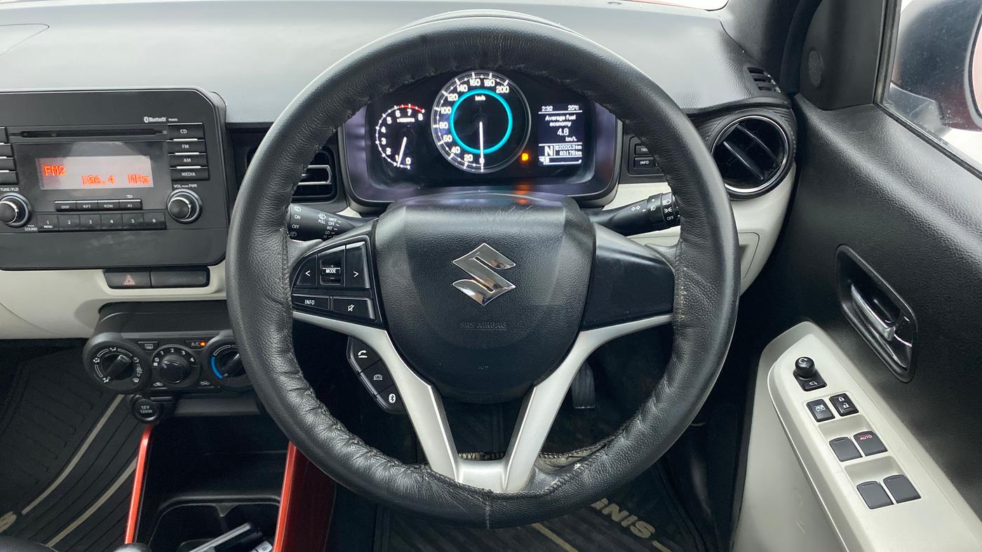 2017 Maruti IGNIS ZETA 1.2 AMT, Petrol, Automatic, 83,179 km, Steering Wheel Close Up