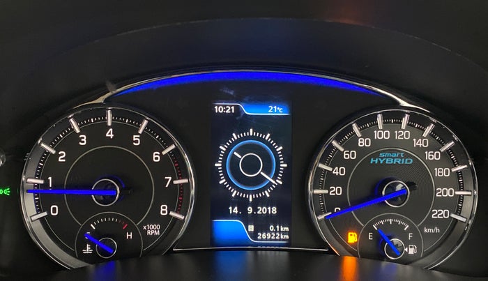 2018 Maruti Ciaz 1.5 SIGMA SHVS, Petrol, Manual, 26,968 km, Odometer Image