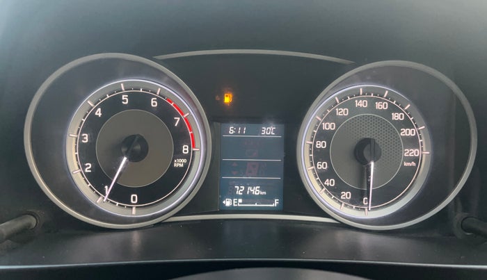 2021 Maruti Dzire ZXI, Petrol, Manual, 72,129 km, Odometer Image