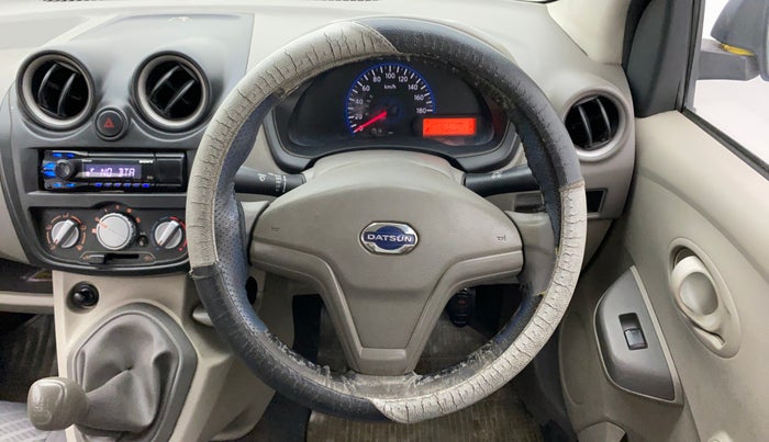 2014 Datsun Go T, Petrol, Manual, 73,975 km, Steering Wheel Close Up