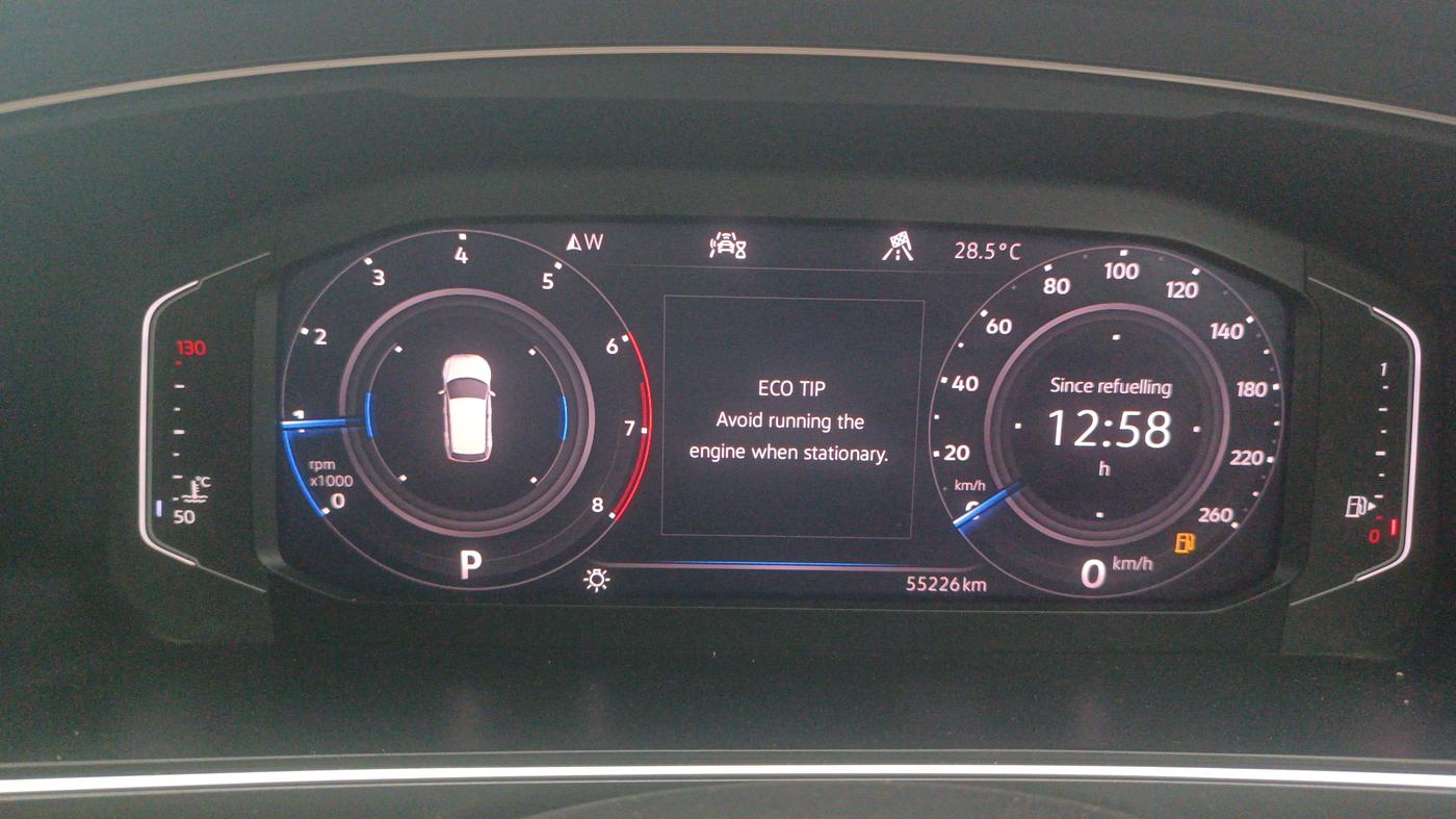 2019 Volkswagen TIGUAN ALL SPACE 2.0 TSI, Petrol, Automatic, 55,223 km, Odometer Image