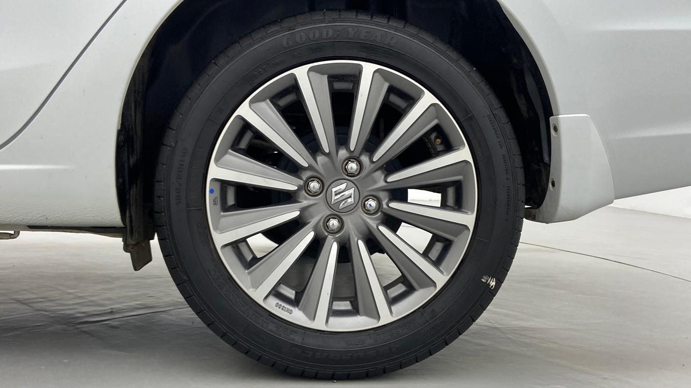 2021 Maruti Ciaz ALPHA 1.5 MT VTVT SHVS, Petrol, Manual, 13,554 km, Left Rear Wheel