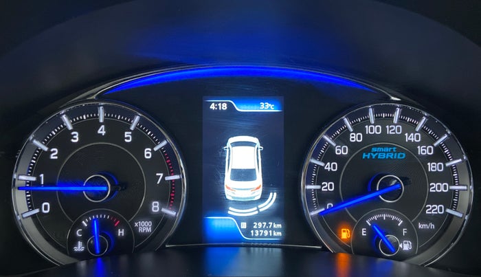 2021 Maruti Ciaz ALPHA 1.5 MT VTVT SHVS, Petrol, Manual, 13,554 km, Odometer Image
