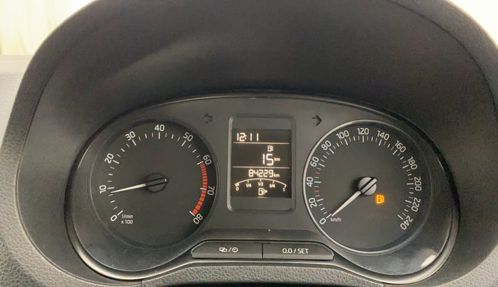 2017 Skoda Rapid AMBITION 1.6 MPI MT, Petrol, Manual, 84,228 km, Odometer Image