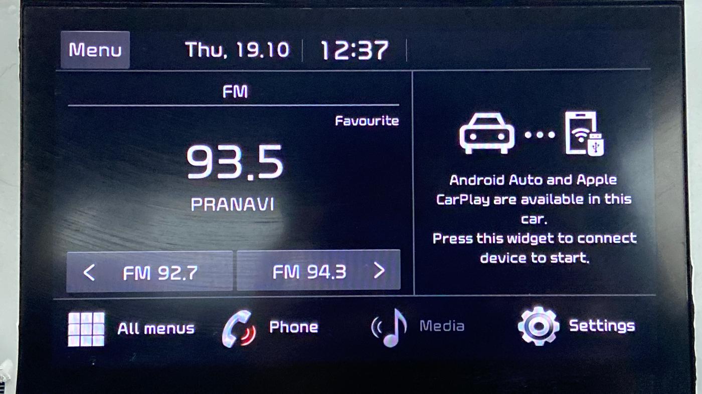 2020 KIA SONET HTK PLUS 1.2, Petrol, Manual, 76,615 km, Touchscreen Infotainment System