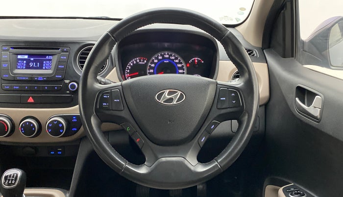 2016 Hyundai Grand i10 ASTA 1.2 KAPPA VTVT, Petrol, Manual, 26,923 km, Steering Wheel Close Up