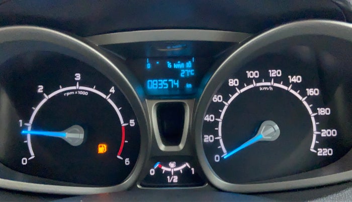 2013 Ford Ecosport 1.5TITANIUM TDCI, Diesel, Manual, 83,867 km, Odometer View