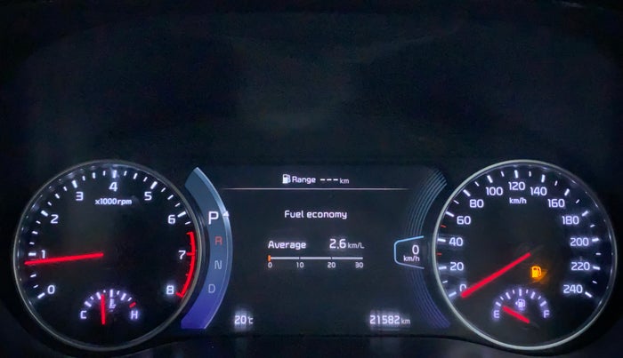 2021 KIA SELTOS GTX PLUS DCT 1.4 PETROL, Petrol, Automatic, 21,581 km, Odometer Image