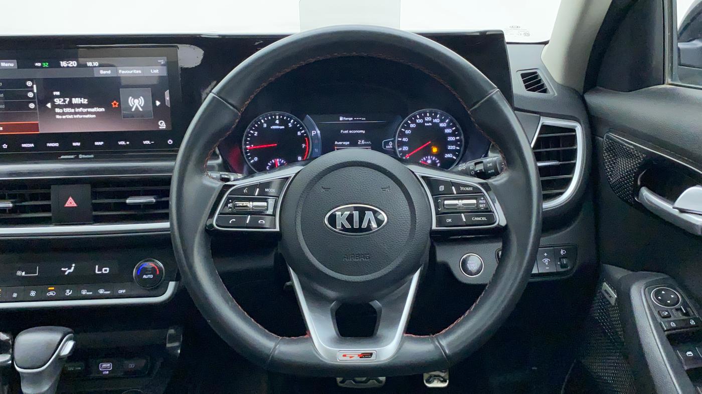 2021 KIA SELTOS GTX PLUS DCT 1.4 PETROL, Petrol, Automatic, 21,581 km, Steering Wheel Close Up