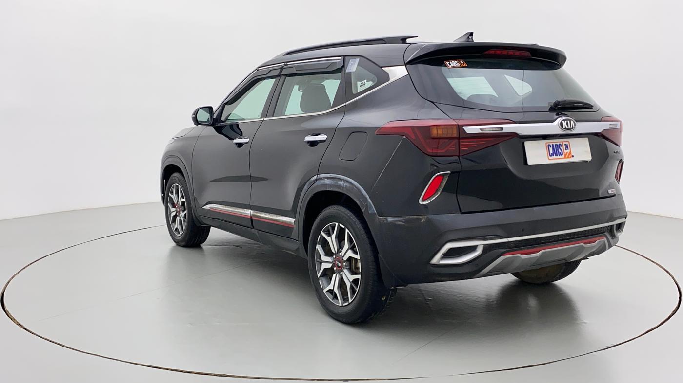 2021 KIA SELTOS GTX PLUS DCT 1.4 PETROL, Petrol, Automatic, 21,581 km, Left Back Diagonal
