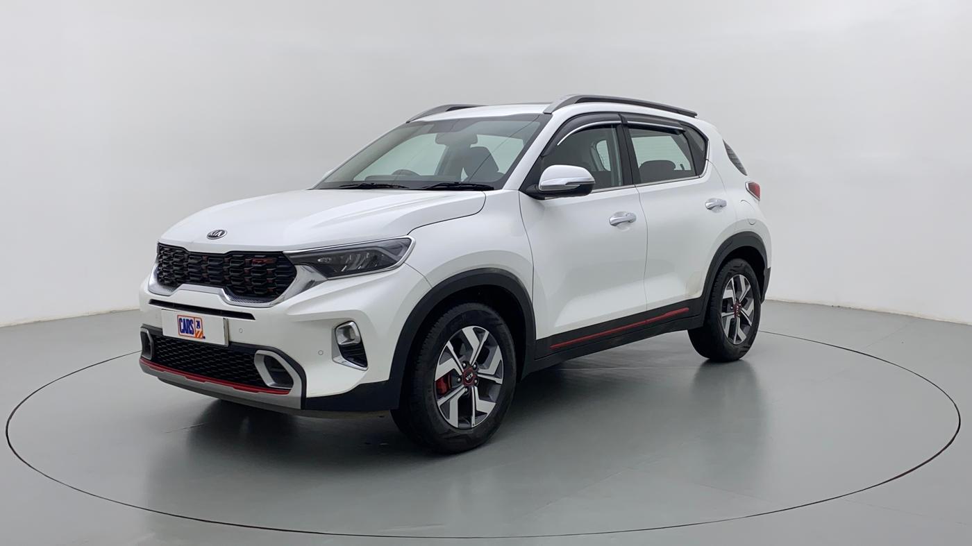 2020 KIA SONET GTX PLUS DCT 1.0, Petrol, Automatic, 12,056 km, Left Front Diagonal