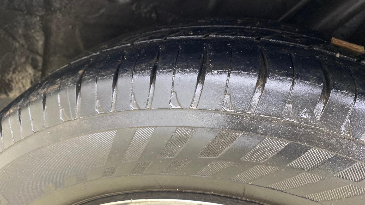 2019 Honda Amaze 1.2L I-VTEC VX CVT, Petrol, Automatic, 70,444 km, Left Rear Tyre Tread