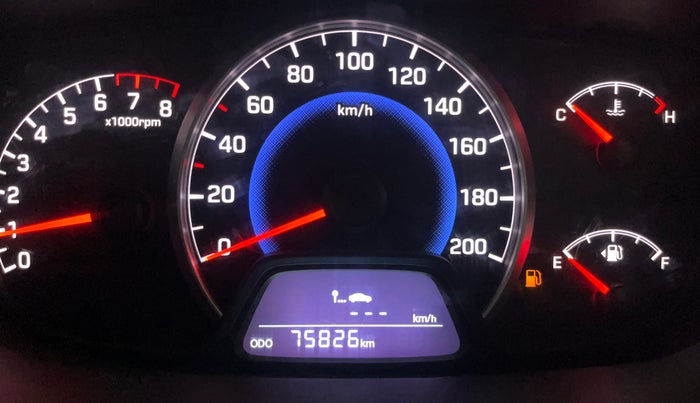 2015 Hyundai Grand i10 SPORTZ 1.2 KAPPA VTVT, CNG, Manual, 75,804 km, Odometer Image