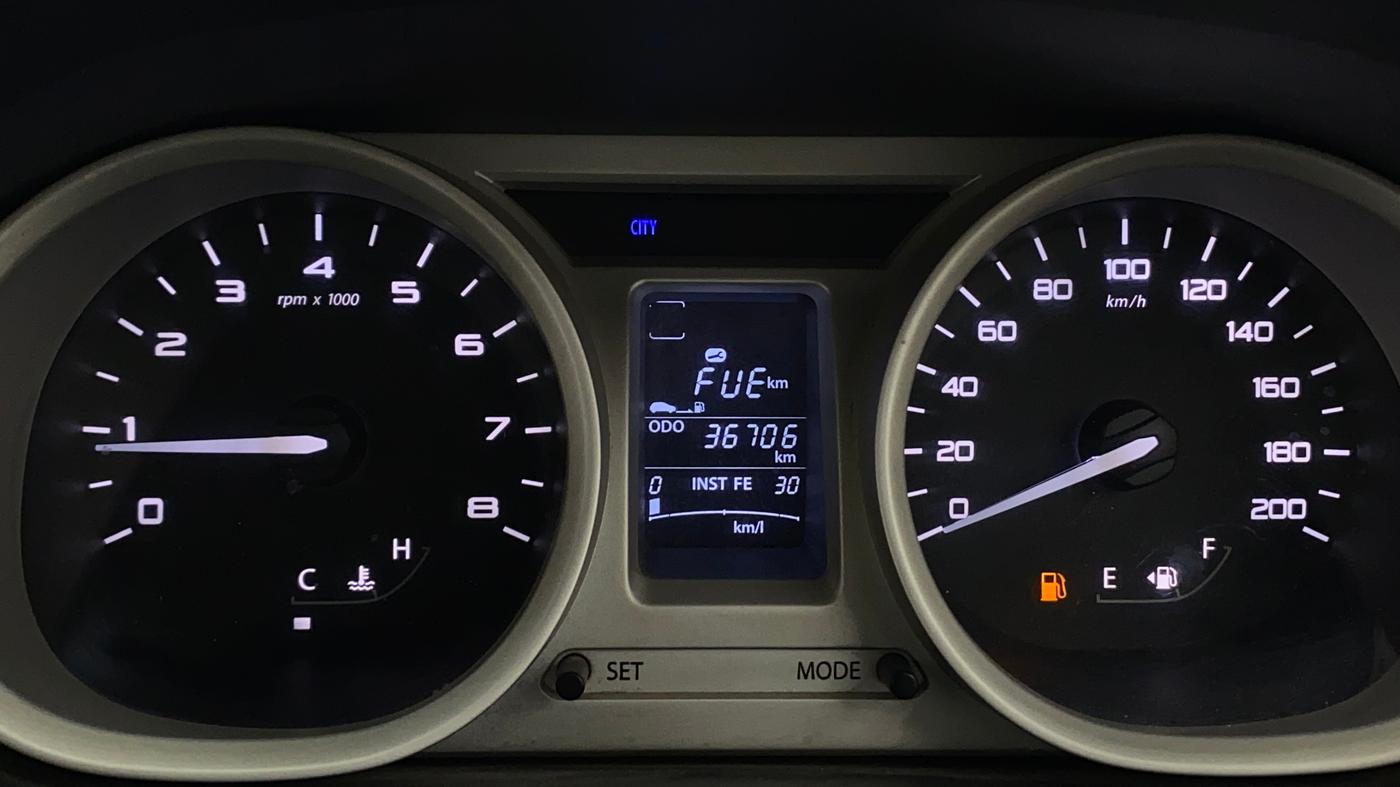 2017 Tata Tiago XZ PETROL, Petrol, Manual, 36,699 km, Odometer Image