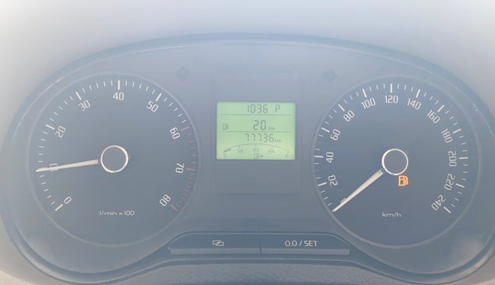 2014 Skoda Rapid ELEGANCE 1.6 MPI AT, Petrol, Automatic, 77,700 km, Odometer Image
