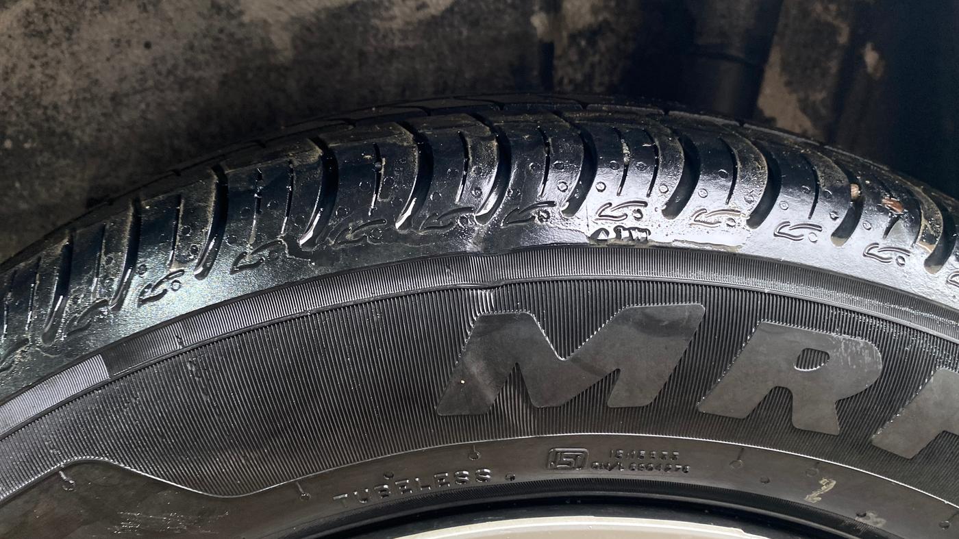 2023 Maruti New Wagon-R VXI CNG 1.0, CNG, Manual, 72,697 km, Left Rear Tyre Tread