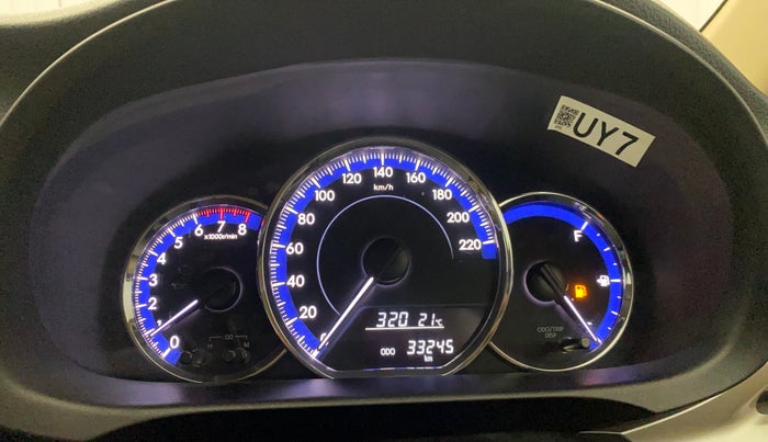 2020 Toyota YARIS J MT, Petrol, Manual, 33,227 km, Odometer Image