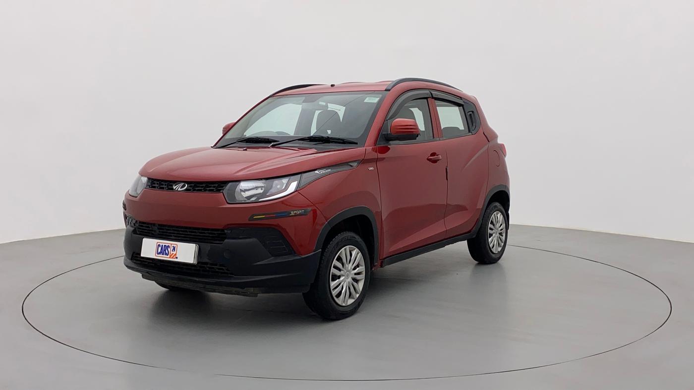 2017 Mahindra Kuv100 K4 6 STR, Petrol, Manual, 45,831 km, Left Front Diagonal