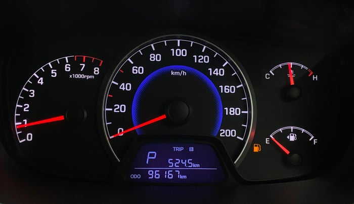 2015 Hyundai Grand i10 ASTA AT 1.2 KAPPA VTVT, Petrol, Automatic, 96,163 km, Odometer Image