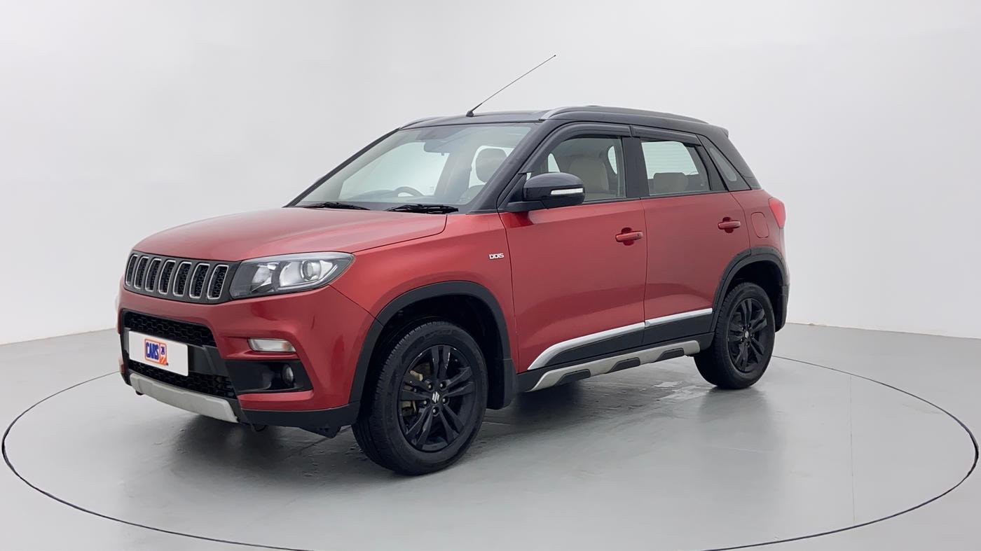 2018 Maruti Vitara Brezza ZDI+ DUAL TONE AMT, Diesel, Automatic, Left Front Diagonal (45- Degree) View