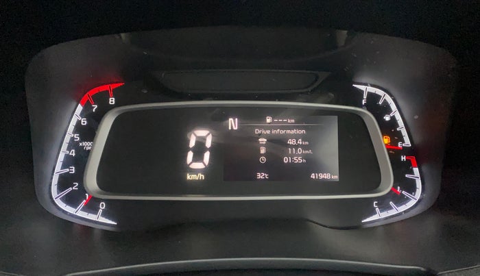 2022 KIA SONET HTX 1.0 IMT, Petrol, Manual, 41,899 km, Odometer Image