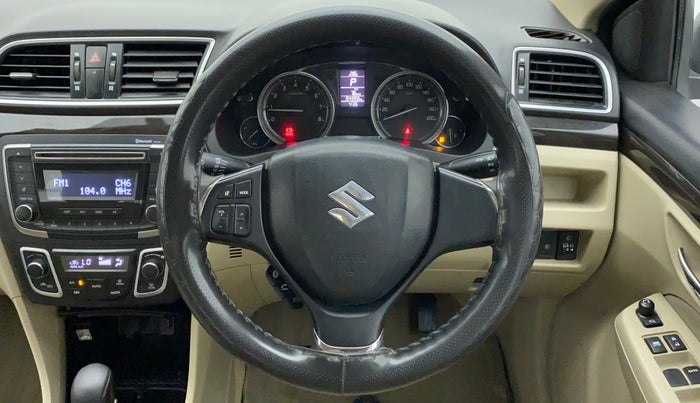 2017 Maruti Ciaz ZETA 1.4  AT PETROL, Petrol, Automatic, 54,575 km, Steering Wheel Close Up
